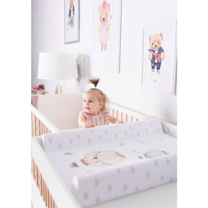 Saltea de infasat, Ceba Baby, Ultra Light, Cu Intaritura, 70x50 cm, Suprafata impermeabila, Pentru comode de infasat sau patuturi, Fara ftalati, 0 luni+, Rocking Horse