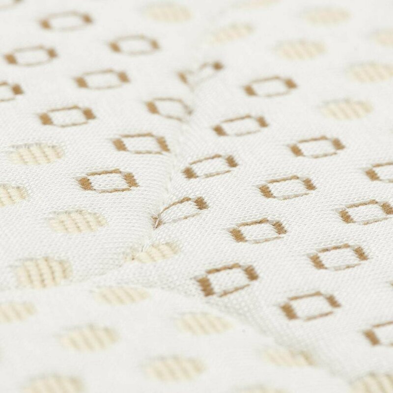 Saltea patut, New Baby, Classy, Din spuma Visco, Cu husa detasabila, Din Casmir, 120x60x11 cm, Beige