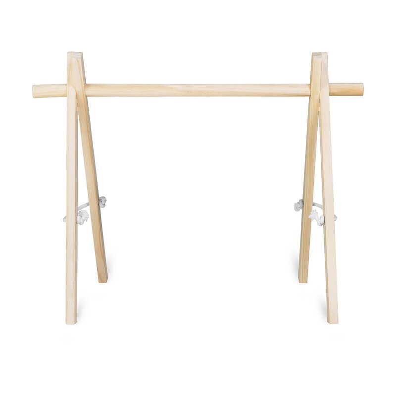 Centru de activitati, Lionelo, Anis Set, Cu arcada Montessori, Din lemn de pin, Jucarii plus, 4 jucarii suspendate, Stimuleaza simturile, Pliere rapida, Salteluta moale antiderapanta, 0+ luni, Multicolor