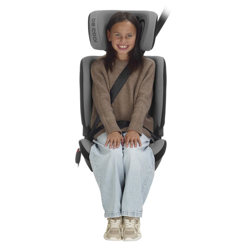 Scaun auto, Be Cool, Bravo, I-Size, 100-150 cm, 4-12 ani, Cu isofix, Cu inclinare anatomica, Conform cu standardul european de securitate ECE R129, Be Grass
