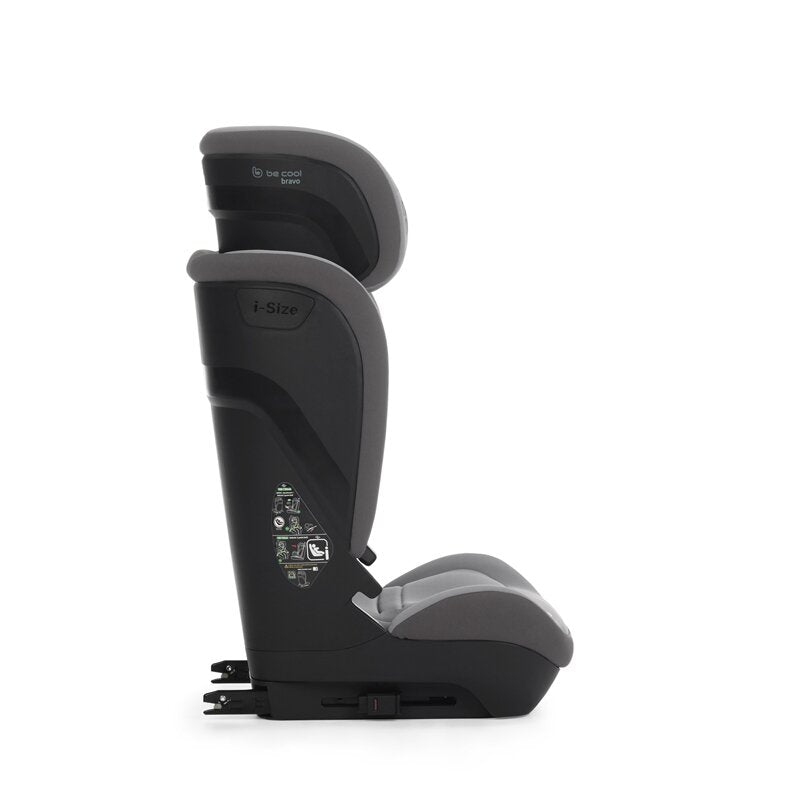 Scaun auto, Be Cool, Bravo, I-Size, 100-150 cm, 4-12 ani, Cu isofix, Cu inclinare anatomica, Conform cu standardul european de securitate ECE R129, Be Grass