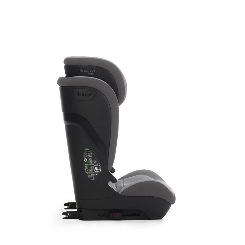 Scaun auto, Be Cool, Bravo, I-Size, 100-150 cm, 4-12 ani, Cu isofix, Cu inclinare anatomica, Conform cu standardul european de securitate ECE R129, Be Grass
