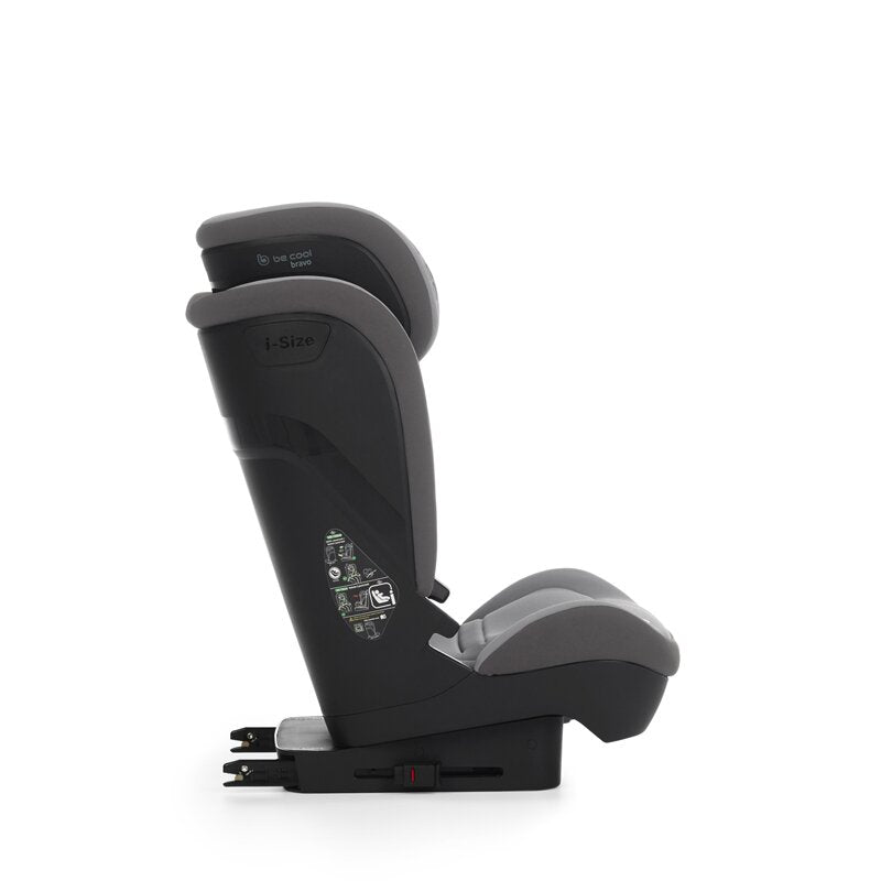 Scaun auto, Be Cool, Bravo, I-Size, 100-150 cm, 4-12 ani, Cu isofix, Cu inclinare anatomica, Conform cu standardul european de securitate ECE R129, Be Grass