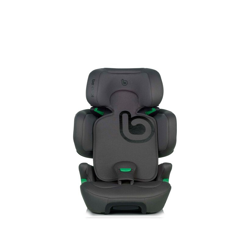 Scaun auto, Be Cool, Foldy, I-Size, Cu sistem isofix, Pliabil, 100-150 cm, 4-12 ani, Conform cu standardul european de securitate ECE R129, Antracit