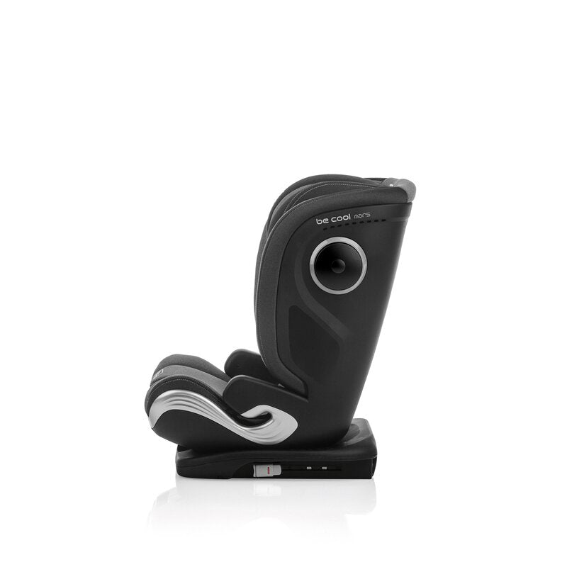 Scaun auto, Be Cool, Mars, I-Size, 100-150 cm, 4-12 ani, Cu isofix, Protectie superioara in caz de impact lateral - SPS, Cu tetiera reglabila, Conform cu standardul european de securitate ECE R129, Be Night