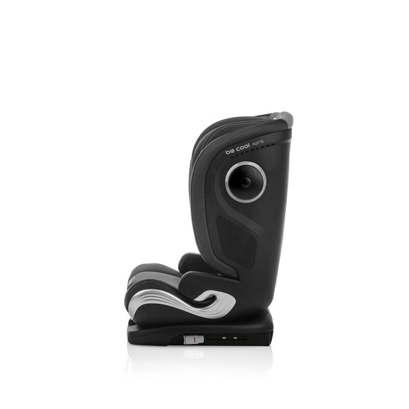 Scaun auto, Be Cool, Mars, I-Size, 100-150 cm, 4-12 ani, Cu isofix, Protectie superioara in caz de impact lateral - SPS, Cu tetiera reglabila, Conform cu standardul european de securitate ECE R129, Be Night