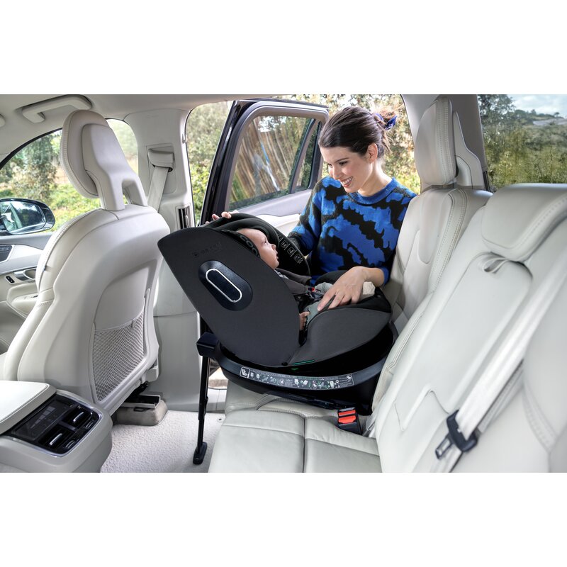 Scaun auto, Be Cool, Nitro, I-Size, Rotire 360 grade, 40-150 cm, 0-36 kg, Cu Isofix, ECE R129, Be Grass