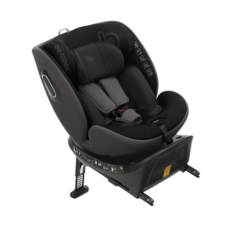 Scaun auto, Be Cool, Nitro, I-Size, Rotire 360 grade, 40-150 cm, 0-36 kg, Cu Isofix, ECE R129, Be Night