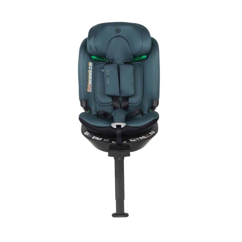 Scaun auto, Be Cool, Wagon I-Size, Rotire 360 grade, 40 - 150 cm, 0 - 36 kg, Cu Isofix si picior stabilizator, Cu protectie laterala de siguranta, Conform cu standardul european de securitate ECE R129, Petrol