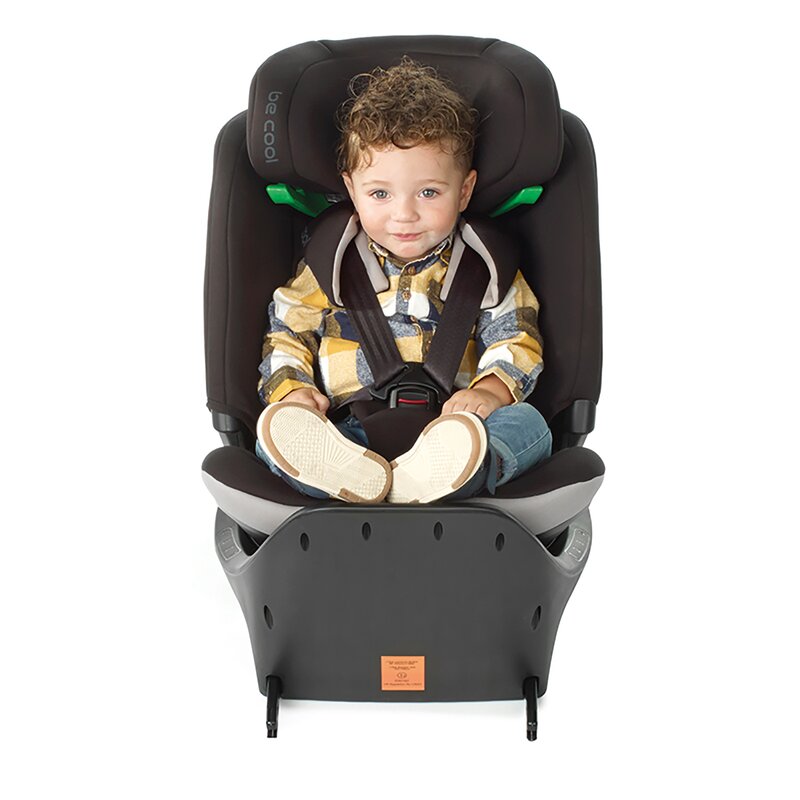 Scaun auto, Be Cool, Wagon I-Size, Rotire 360 grade, 40 - 150 cm, 0 - 36 kg, Cu Isofix si picior stabilizator, Cu protectie laterala de siguranta, Conform cu standardul european de securitate ECE R129, Petrol