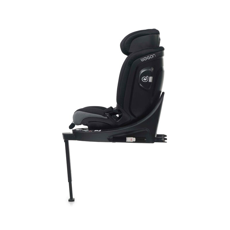 Scaun auto, Be Cool, Wagon I-Size, Rotire 360 grade, 40 - 150 cm, 0 - 36 kg, Cu Isofix si picior stabilizator, Cu protectie laterala de siguranta, Conform cu standardul european de securitate ECE R129, Be Antracita
