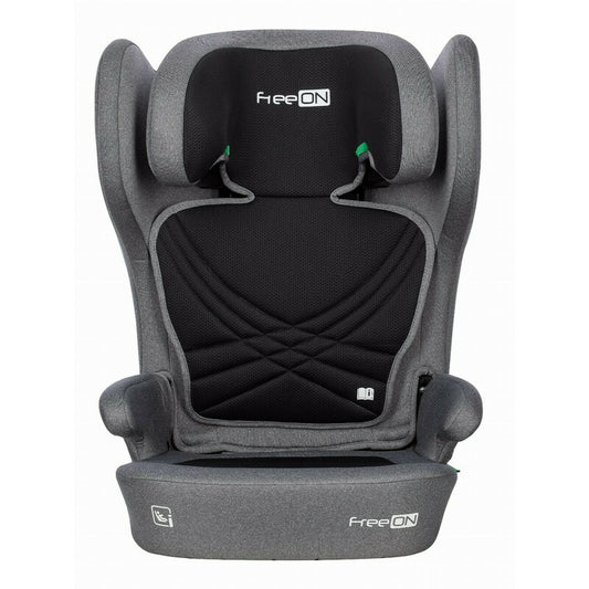 Scaun auto, FreeON, Olymp, I-Size, Cu sistem isofix, Pliabil, 100-150 cm, 4-12 ani, Conform cu standardul european de securitate ECE R129, Grey