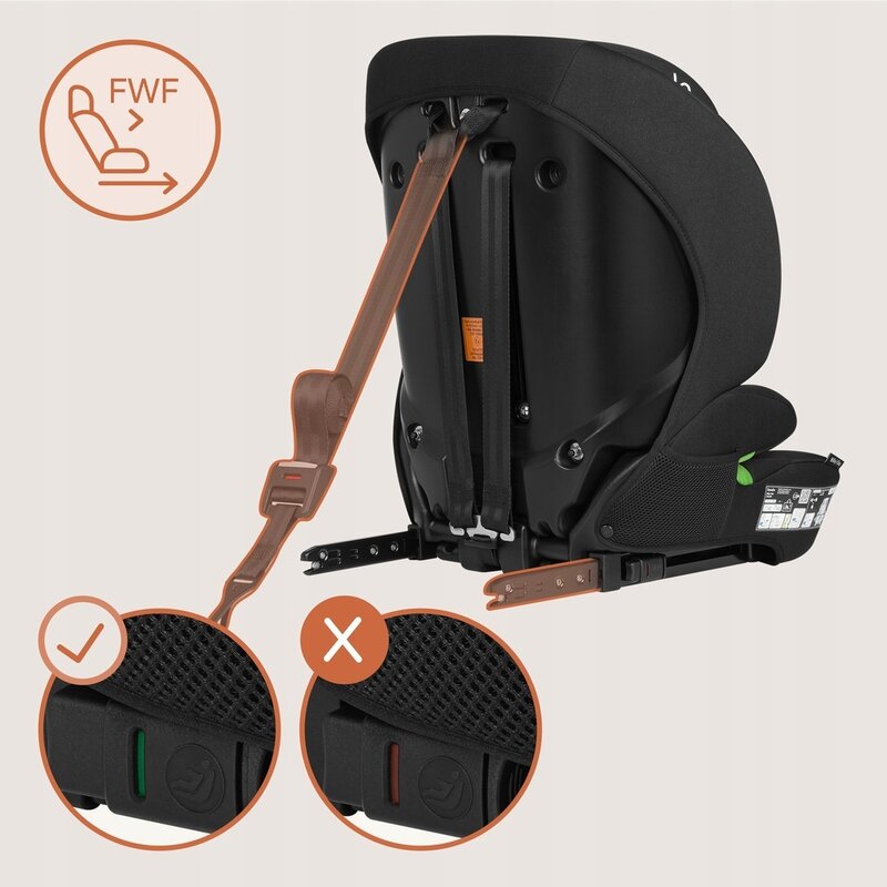 Scaun auto i-Size, Lionelo, Billy , 76 - 150 cm, 1/2/3, Isofix + top tether, Tetiera reglabila in 10 pozitii, Insertie ergonomica, Tapiterie lavabila, Testat la impact, Baza lata, Conform cu R129, Negru