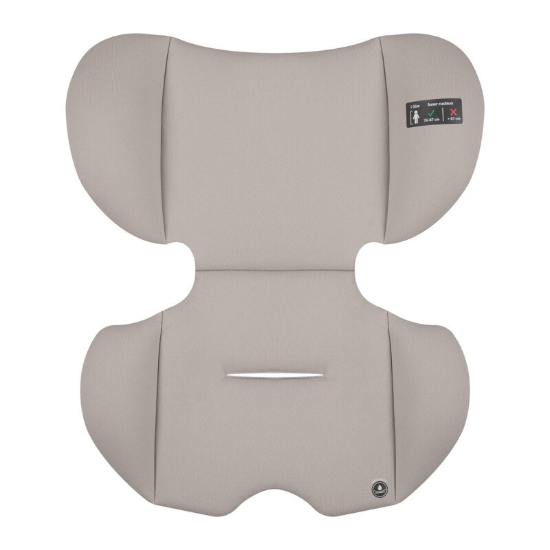 Scaun auto i-Size, Lionelo, Billy , 76 - 150 cm, 1/2/3, Isofix + top tether, Tetiera reglabila in 10 pozitii, Insertie ergonomica, Tapiterie lavabila, Testat la impact, Baza lata, Conform cu R129, Bej