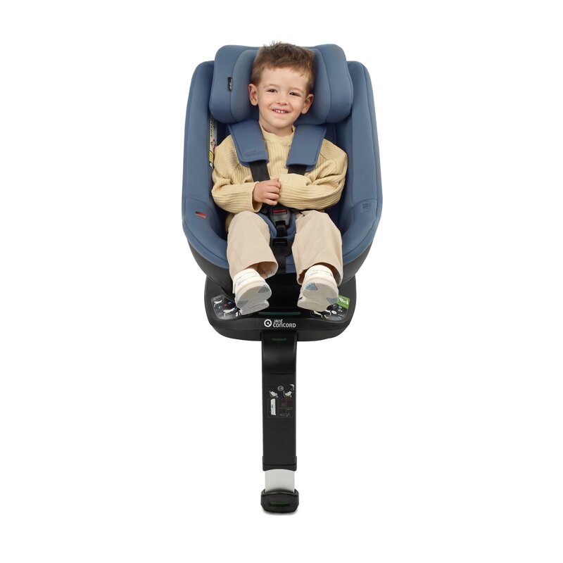 Scaun auto, Jane, Iflow I-Size, Rotire 360 grade, 40 - 105 cm, Cu Isofix si picior stabilizator, Protectie superioara in caz de impact lateral - SPS, Conform cu standardul european de securitate ECE R129, Matt Black