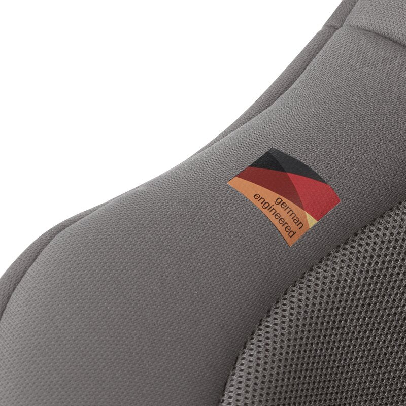Scaun auto, Jane, Iflow I-Size, Rotire 360 grade, 40 - 105 cm, Cu Isofix si picior stabilizator, Protectie superioara in caz de impact lateral - SPS, Conform cu standardul european de securitate ECE R129, Matt Gray