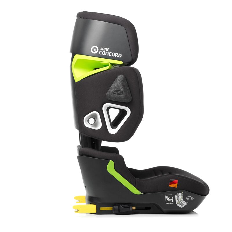 Scaun auto, Jane, iWinner, I-Size, 100-150 cm, 4-12 ani, Cu isofix, Conform cu ECE R129, Design sport, Matt Black