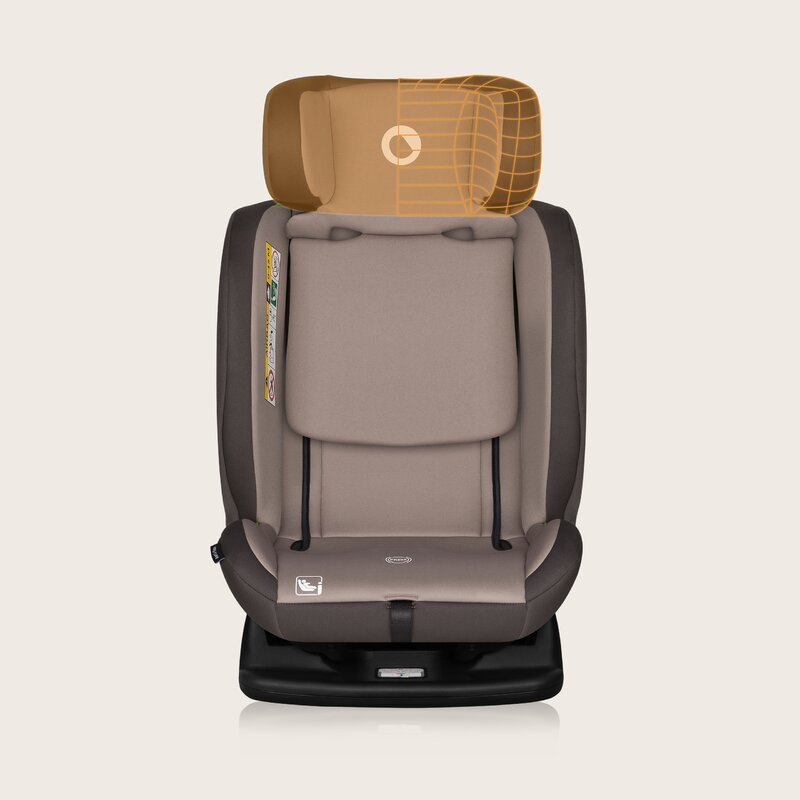 Scaun auto, Lionelo, Aart i-Size, Cu spatar inclinabil in 4 pozitii, Cu tetiera reglabila in 13 pozitii, 0-36 Kg, 40-150 cm, Cu centura siguranta in 3 puncte, Conform cu ECE R129/03, Bej