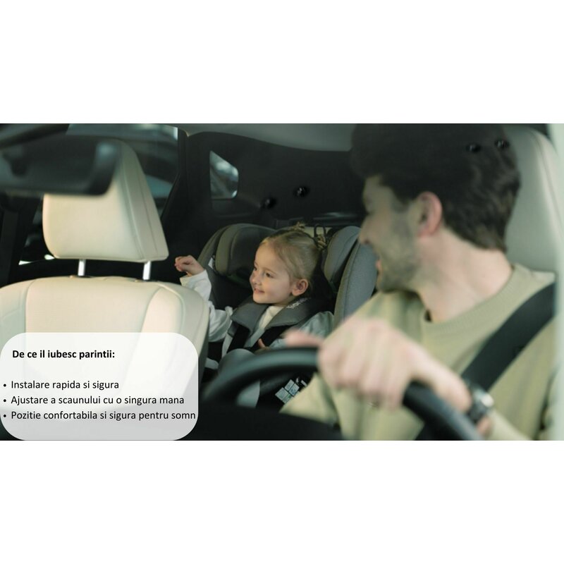 Scaun auto, Lionelo, Bastiaan One i-Size, 4 in 1, Protectie laterala, Cu spatar inclinabil in 4 pozitii, Cu tetiera reglabila in 13 pozitii, Rotire 360 grade, Top Tether, 0-36 Kg, 40-150 cm, Cu Isofix, Conform cu ECE R129, Roz