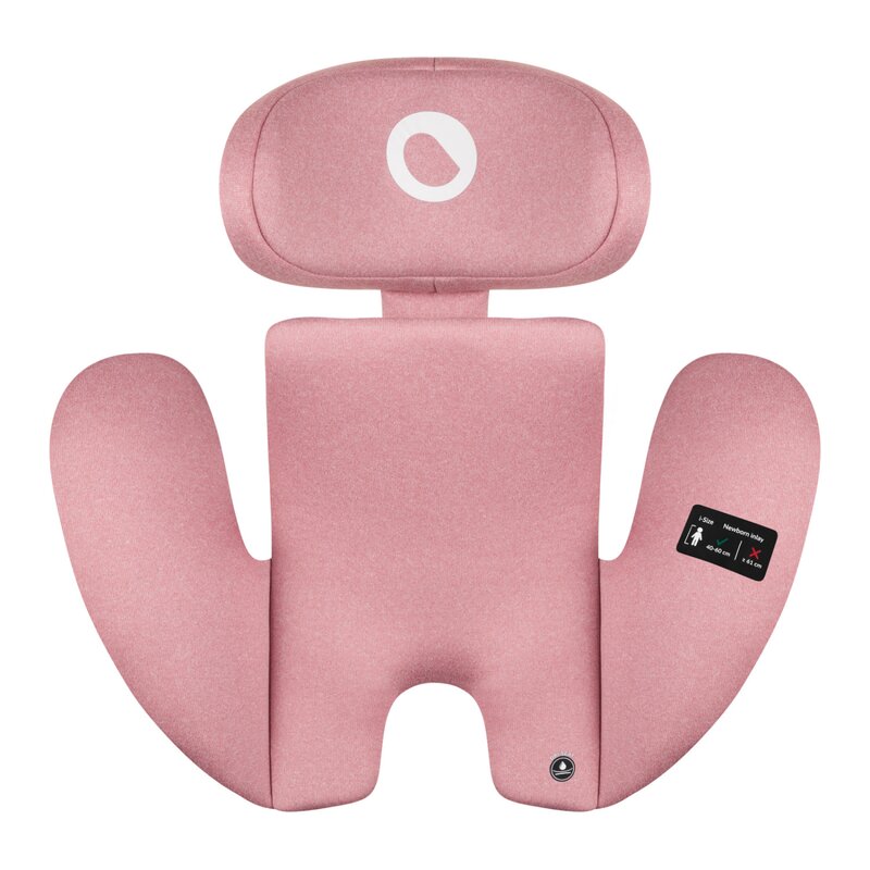Scaun auto, Lionelo, Bastiaan One i-Size, 4 in 1, Protectie laterala, Cu spatar inclinabil in 4 pozitii, Cu tetiera reglabila in 13 pozitii, Rotire 360 grade, Top Tether, 0-36 Kg, 40-150 cm, Cu Isofix, Conform cu ECE R129, Roz