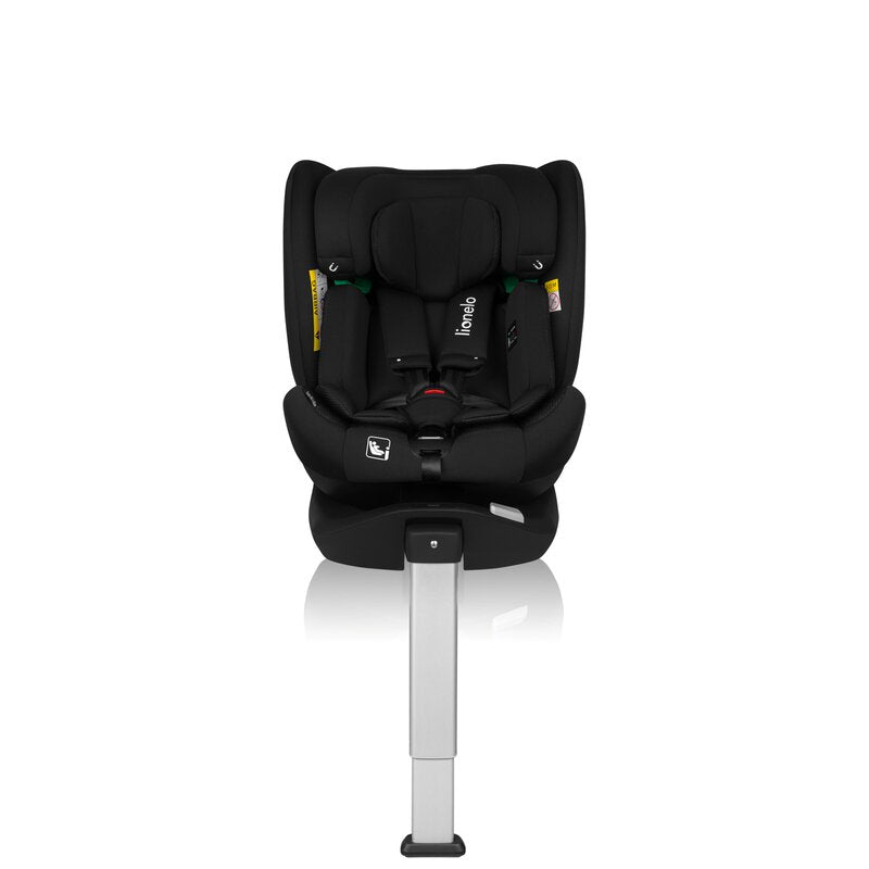 Scaun auto, Lionelo, Braam Air, i-Size, 0-36 Kg, 40-150 cm, Cu isofix si picior de fixare, Protectie laterala, Rotire 360 grade, Ajustare spatar in 5 pozitii, Tetiera reglabila in 14 trepte, Tehnologie de ventilatie Air Flow, Conform cu R129, Gri