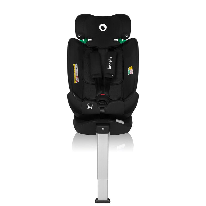 Scaun auto, Lionelo, Braam Air, i-Size, 0-36 Kg, 40-150 cm, Cu isofix si picior de fixare, Protectie laterala, Rotire 360 grade, Ajustare spatar in 5 pozitii, Tetiera reglabila in 14 trepte, Tehnologie de ventilatie Air Flow, Conform cu R129, Gri