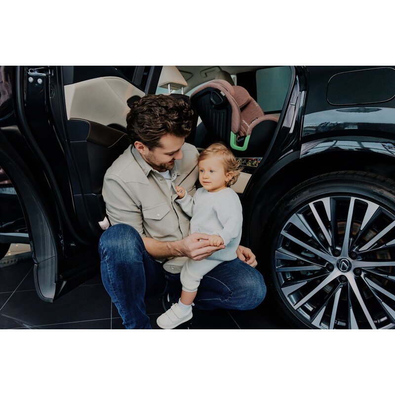 Scaun auto, Lionelo, Harmony i-Size, Rotire 360 grade, Protectie laterala, Cu spatar reglabil in 5 pozitii, Cu tetiera reglabila in 12 pozitii, 0-36 Kg, 40-150 cm, Cu Isofix, Husa din bambus, Conform cu ECE R129, Gri deschis