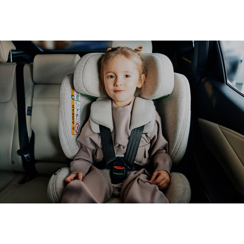 Scaun auto, Lionelo, Harmony i-Size, Rotire 360 grade, Protectie laterala, Cu spatar reglabil in 5 pozitii, Cu tetiera reglabila in 12 pozitii, 0-36 Kg, 40-150 cm, Cu Isofix, Husa din bambus, Conform cu ECE R129, Negru