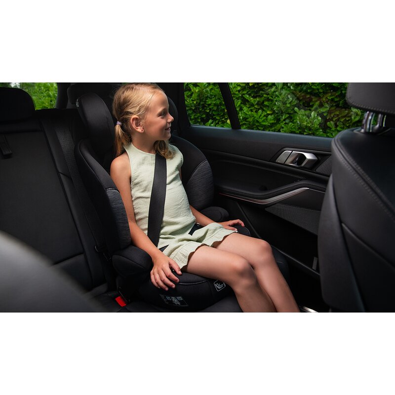 Scaun auto, Lionelo, Levi i-Size, Universal, Instalare FWF, Cu tetiera reglabila in 10 pozitii, Cu spatar detasabil, 76-150 cm, Conform cu R129, Albastru