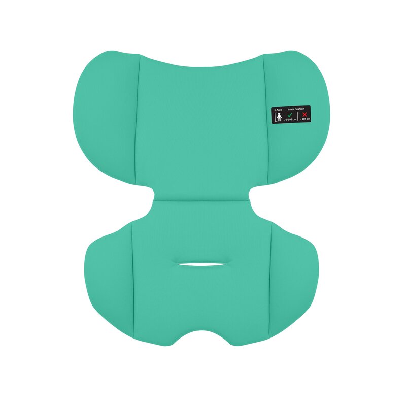Scaun auto, Lionelo, Levi i-Size, Universal, Instalare FWF, Cu tetiera reglabila in 10 pozitii, Cu spatar detasabil, 76-150 cm, Conform cu R129, Verde