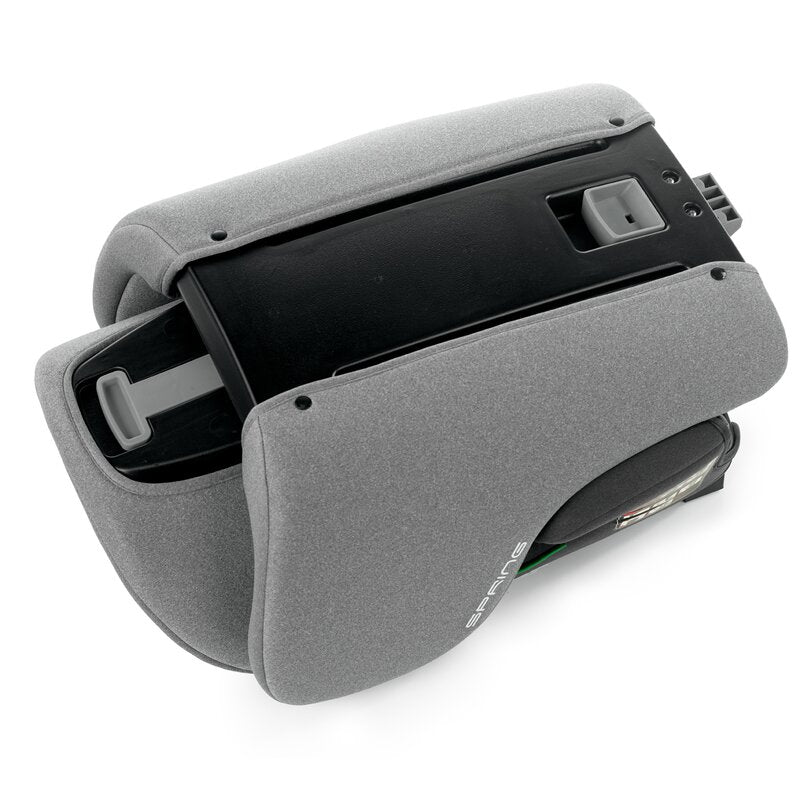 Scaun auto, Nurse, Spring, I-Size, Cu sistem isofix, Pliabil, 100-150 cm, 4-12 ani, Conform cu standardul european de securitate ECE R129, Storm