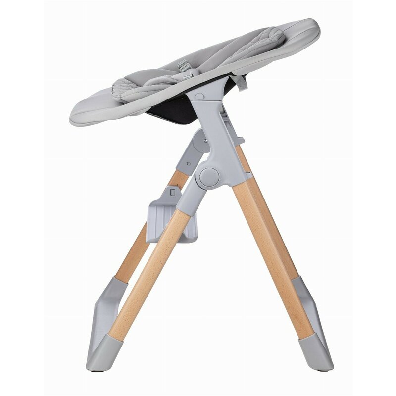 Scaun de masa 2 in 1, FreeON, Flexi Grow, Transformabil, Pliabil, Contine 2 accesorii, 0 luni +, Gri