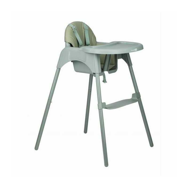 Scaun de masa fix, FreeON, Lars, Cu pernuta moale, Green