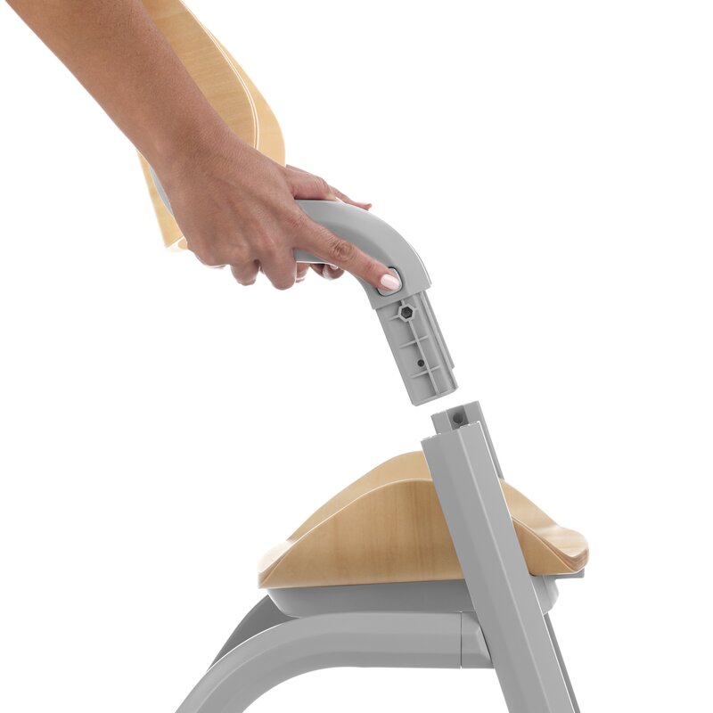 Scaun de masa multifunctional Noah, Jane, De la 6 luni la adult, Din lemn fag, Greutate maxima 100 Kg, Mist
