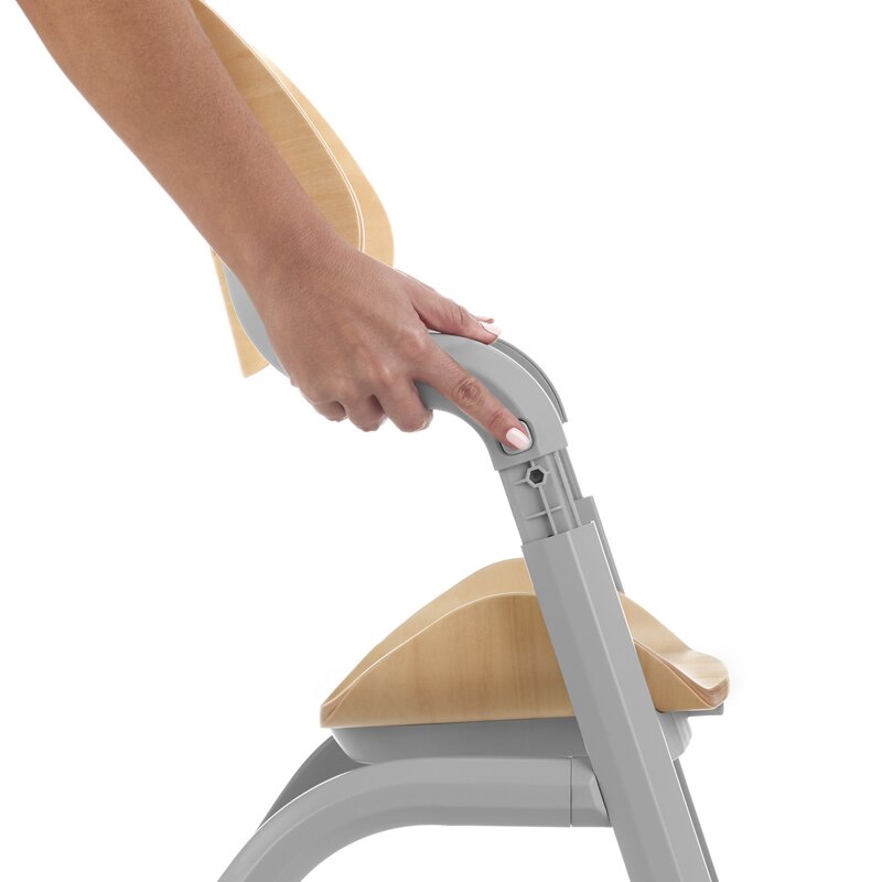 Scaun de masa multifunctional Noah, Jane, De la 6 luni la adult, Din lemn fag, Greutate maxima 100 Kg, Mist
