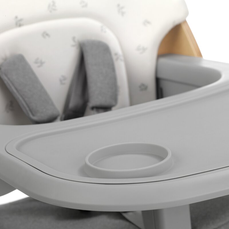 Scaun de masa multifunctional Noah, Jane, De la 6 luni la adult, Din lemn fag, Greutate maxima 100 Kg, Mist