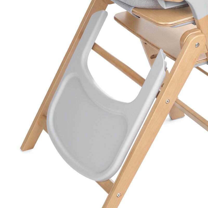 Scaun de masa multifunctional pliabil, Jane, Forest, De la 6 luni la adult, Din lemn fag, Greutate maxima 100 Kg, Mist