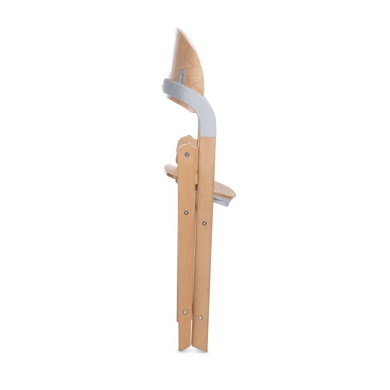 Scaun de masa multifunctional pliabil, Jane, Forest, De la 6 luni la adult, Din lemn fag, Greutate maxima 100 Kg, Sage