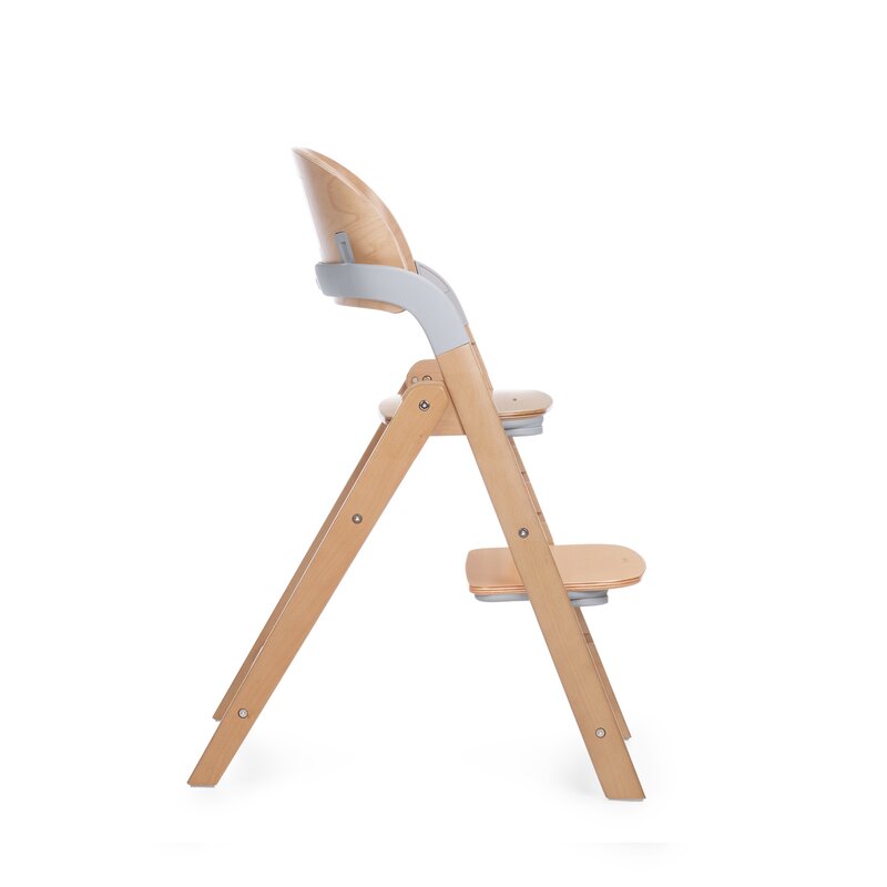 Scaun de masa multifunctional pliabil, Jane, Forest, De la 6 luni la adult, Din lemn fag, Greutate maxima 100 Kg, Sage