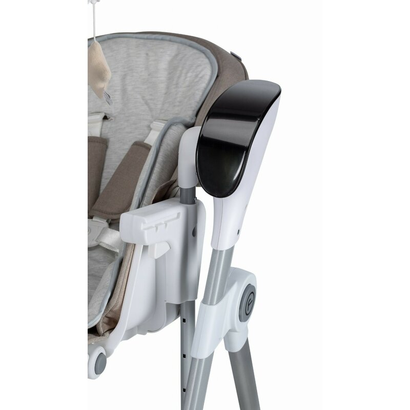 Scaun de masa si balansoar, FreeON, Oli Deluxe, 2 in 1, Transformabil, Multifunctional, Cu melodii de leagan, 0 luni+, Beige