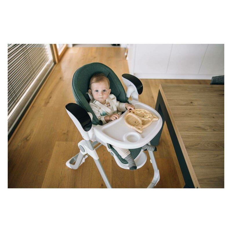 Scaun de masa si balansoar, FreeON, Oli Deluxe, 2 in 1, Transformabil, Multifunctional, Cu melodii de leagan, 0 luni+, Beige
