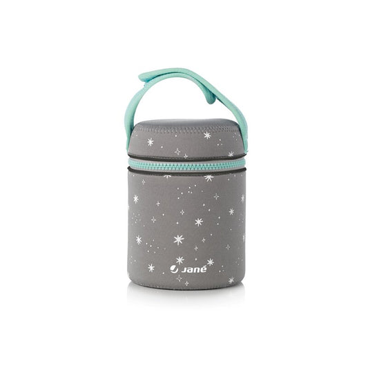 Termos mancare solida bebelusi, Jane, Din otel inoxidabil, 550 ml, Fara BPA, Cu gentuta din izopren, Mint