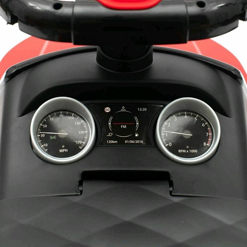 Vehicul ride-on, Baby Mix, SUV, Pana la 27 kg, Cu spatiu de depozitare, Cu melodii, 12-36 luni, Blue
