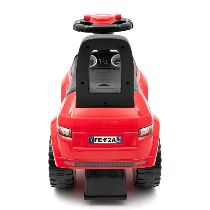 Vehicul ride-on, Baby Mix, SUV, Pana la 27 kg, Cu spatiu de depozitare, Cu melodii, 12-36 luni, Blue