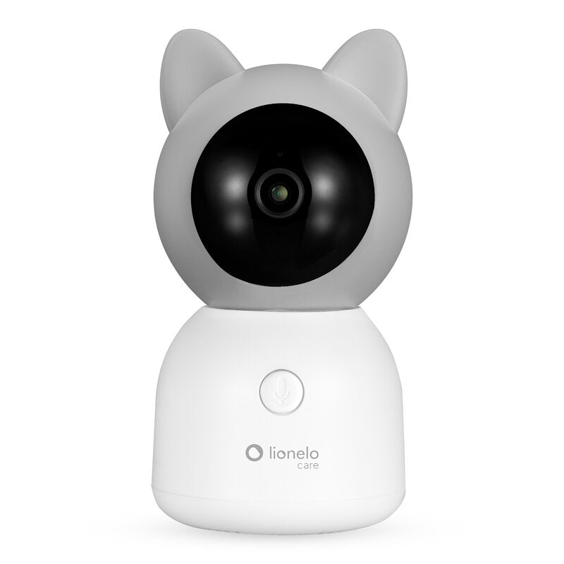 Video monitor, Lionelo, Babyline 9.2. AI, 5 inch, Camera Full HD, Zoom digital 4x, Aplicatie, Tehnologia AI cu detectare a miscarii, Recunoasterea motivului plansului, Melodii, Zgomote albe, Mod nocturn, Alb