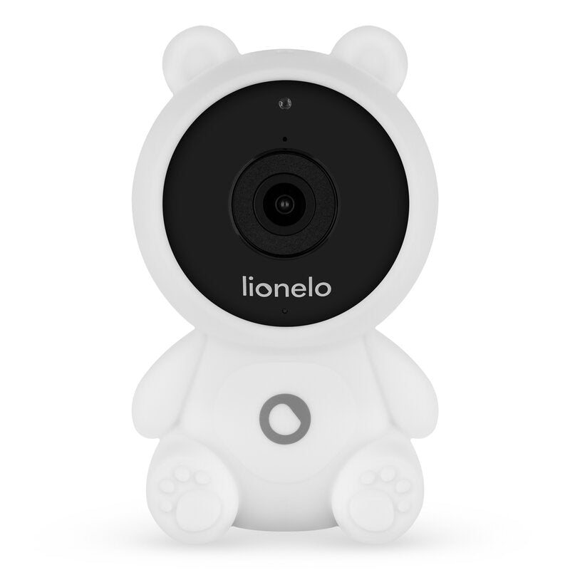 Video monitor Lionelo Babyline Smart 2.0, camera WiFi Full HD 1080p, aplicatie Lionelo Smart, comunicare bidirectionala, senzor temperatura, Alb